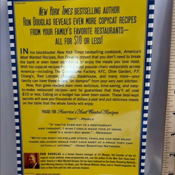 America's Most Wanted Recipes Cookbook - Picture 5 of 9